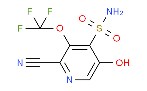 2-Cyano-5-hydroxy-3-(trifluoromethoxy)pyridine-4-sulfonamide