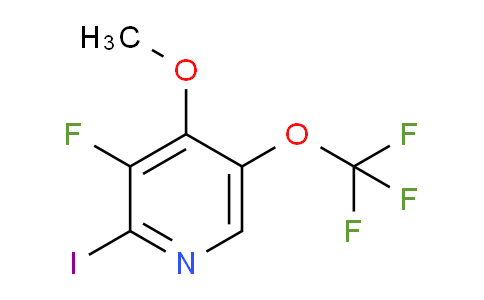 3-Fluoro-2-iodo-4-methoxy-5-(trifluoromethoxy)pyridine