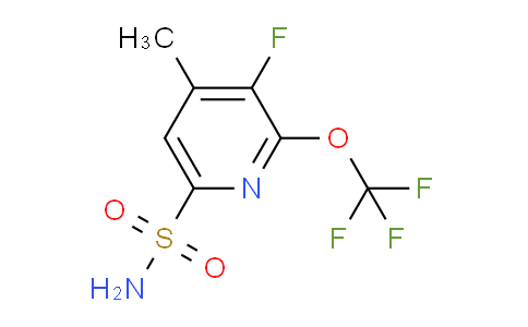 AM172763 | 1803939-10-7 | 3-Fluoro-4-methyl-2-(trifluoromethoxy)pyridine-6-sulfonamide