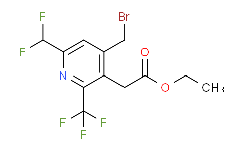 AM17277 | 1361801-32-2 | Ethyl 4-(bromomethyl)-6-(difluoromethyl)-2-(trifluoromethyl)pyridine-3-acetate