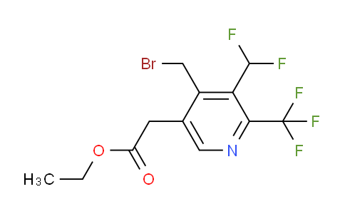 AM17278 | 1361781-46-5 | Ethyl 4-(bromomethyl)-3-(difluoromethyl)-2-(trifluoromethyl)pyridine-5-acetate