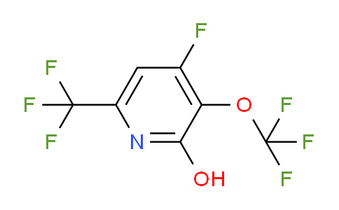 4-Fluoro-2-hydroxy-3-(trifluoromethoxy)-6-(trifluoromethyl)pyridine