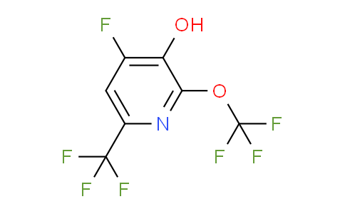 4-Fluoro-3-hydroxy-2-(trifluoromethoxy)-6-(trifluoromethyl)pyridine