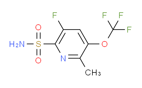 5-Fluoro-2-methyl-3-(trifluoromethoxy)pyridine-6-sulfonamide