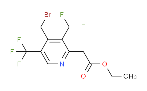 AM17280 | 1361818-34-9 | Ethyl 4-(bromomethyl)-3-(difluoromethyl)-5-(trifluoromethyl)pyridine-2-acetate