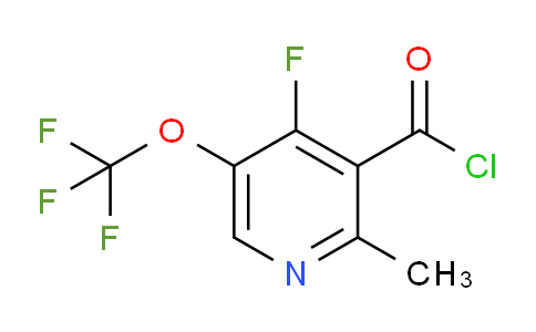 AM172808 | 1805957-88-3 | 4-Fluoro-2-methyl-5-(trifluoromethoxy)pyridine-3-carbonyl chloride