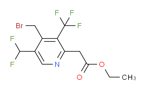 AM17281 | 1361866-36-5 | Ethyl 4-(bromomethyl)-5-(difluoromethyl)-3-(trifluoromethyl)pyridine-2-acetate