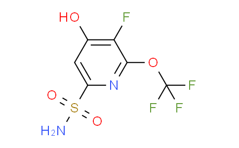 3-Fluoro-4-hydroxy-2-(trifluoromethoxy)pyridine-6-sulfonamide