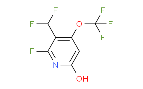 2-Fluoro-3-(difluoromethyl)-6-hydroxy-4-(trifluoromethoxy)pyridine
