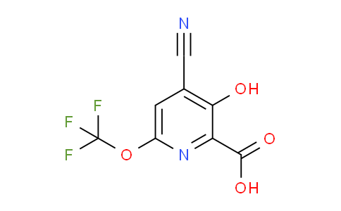 4-Cyano-3-hydroxy-6-(trifluoromethoxy)pyridine-2-carboxylic acid