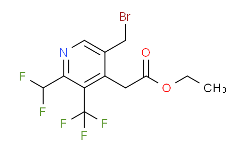 AM17284 | 1361838-21-2 | Ethyl 5-(bromomethyl)-2-(difluoromethyl)-3-(trifluoromethyl)pyridine-4-acetate