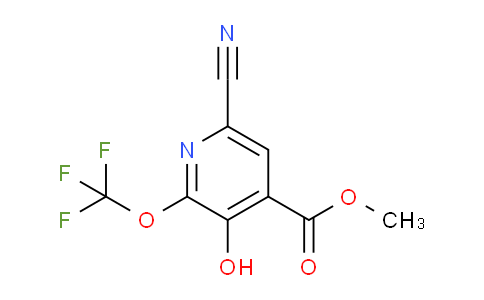 Methyl 6-cyano-3-hydroxy-2-(trifluoromethoxy)pyridine-4-carboxylate