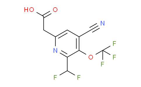 AM172854 | 1806190-59-9 | 4-Cyano-2-(difluoromethyl)-3-(trifluoromethoxy)pyridine-6-acetic acid