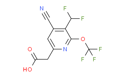 AM172860 | 1806075-28-4 | 4-Cyano-3-(difluoromethyl)-2-(trifluoromethoxy)pyridine-6-acetic acid