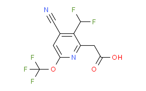 AM172862 | 1804739-93-2 | 4-Cyano-3-(difluoromethyl)-6-(trifluoromethoxy)pyridine-2-acetic acid