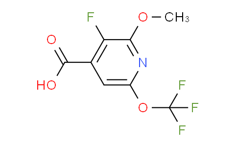 AM172883 | 1804328-29-7 | 3-Fluoro-2-methoxy-6-(trifluoromethoxy)pyridine-4-carboxylic acid