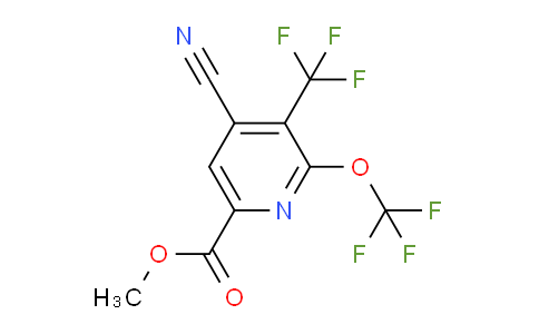 AM172884 | 1803666-90-1 | Methyl 4-cyano-2-(trifluoromethoxy)-3-(trifluoromethyl)pyridine-6-carboxylate