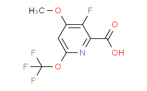 AM172888 | 1804328-31-1 | 3-Fluoro-4-methoxy-6-(trifluoromethoxy)pyridine-2-carboxylic acid