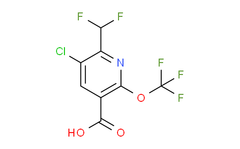 AM172890 | 1806156-86-4 | 3-Chloro-2-(difluoromethyl)-6-(trifluoromethoxy)pyridine-5-carboxylic acid