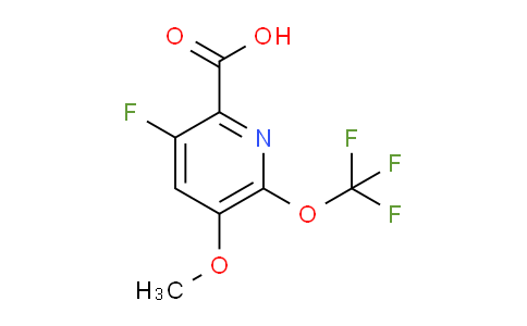 AM172892 | 1804789-98-7 | 3-Fluoro-5-methoxy-6-(trifluoromethoxy)pyridine-2-carboxylic acid