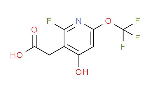 2-Fluoro-4-hydroxy-6-(trifluoromethoxy)pyridine-3-acetic acid