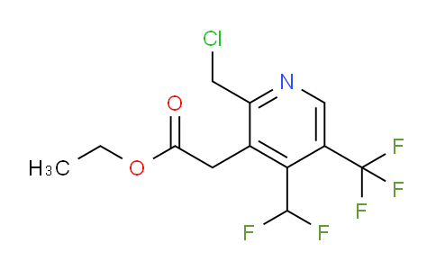 AM17297 | 1361768-47-9 | Ethyl 2-(chloromethyl)-4-(difluoromethyl)-5-(trifluoromethyl)pyridine-3-acetate