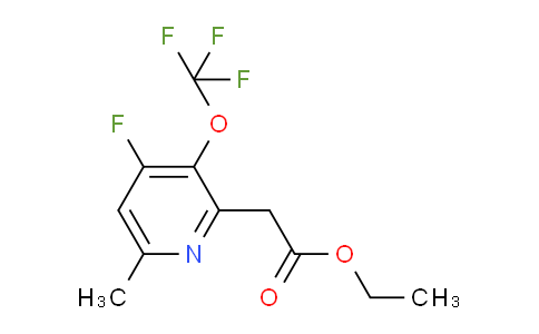 AM172996 | 1804334-18-6 | Ethyl 4-fluoro-6-methyl-3-(trifluoromethoxy)pyridine-2-acetate