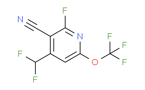 3-Cyano-4-(difluoromethyl)-2-fluoro-6-(trifluoromethoxy)pyridine