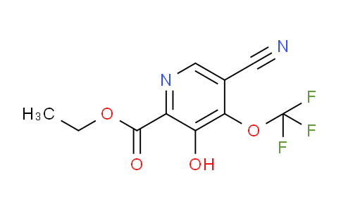 Ethyl 5-cyano-3-hydroxy-4-(trifluoromethoxy)pyridine-2-carboxylate