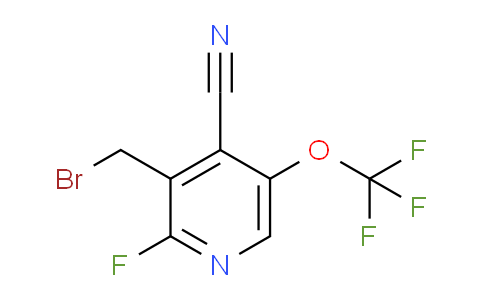 3-(Bromomethyl)-4-cyano-2-fluoro-5-(trifluoromethoxy)pyridine