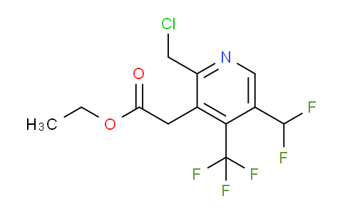 AM17303 | 1361878-92-3 | Ethyl 2-(chloromethyl)-5-(difluoromethyl)-4-(trifluoromethyl)pyridine-3-acetate