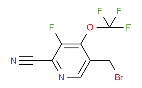5-(Bromomethyl)-2-cyano-3-fluoro-4-(trifluoromethoxy)pyridine
