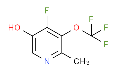 4-Fluoro-5-hydroxy-2-methyl-3-(trifluoromethoxy)pyridine
