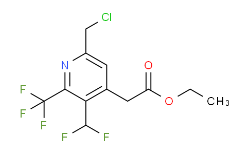 AM17305 | 1361840-05-2 | Ethyl 6-(chloromethyl)-3-(difluoromethyl)-2-(trifluoromethyl)pyridine-4-acetate