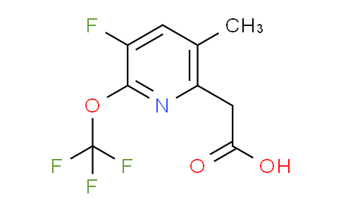 AM173055 | 1804744-82-8 | 3-Fluoro-5-methyl-2-(trifluoromethoxy)pyridine-6-acetic acid