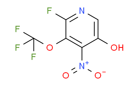 2-Fluoro-5-hydroxy-4-nitro-3-(trifluoromethoxy)pyridine