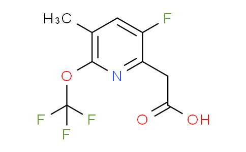 3-Fluoro-5-methyl-6-(trifluoromethoxy)pyridine-2-acetic acid
