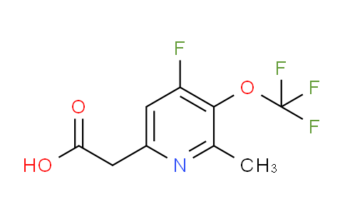 4-Fluoro-2-methyl-3-(trifluoromethoxy)pyridine-6-acetic acid