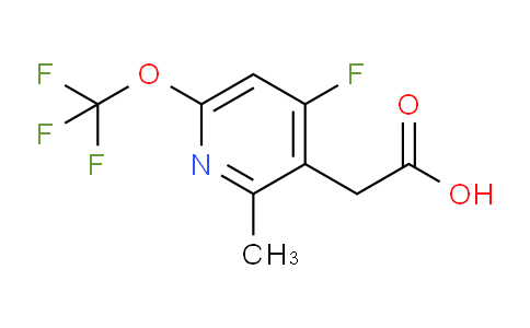 4-Fluoro-2-methyl-6-(trifluoromethoxy)pyridine-3-acetic acid