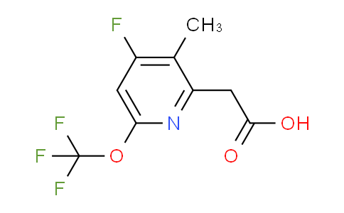 4-Fluoro-3-methyl-6-(trifluoromethoxy)pyridine-2-acetic acid
