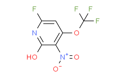 6-Fluoro-2-hydroxy-3-nitro-4-(trifluoromethoxy)pyridine