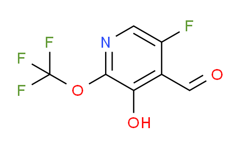 5-Fluoro-3-hydroxy-2-(trifluoromethoxy)pyridine-4-carboxaldehyde