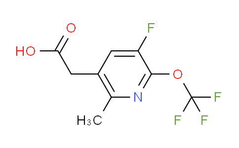 3-Fluoro-6-methyl-2-(trifluoromethoxy)pyridine-5-acetic acid