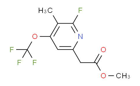 Methyl 2-fluoro-3-methyl-4-(trifluoromethoxy)pyridine-6-acetate