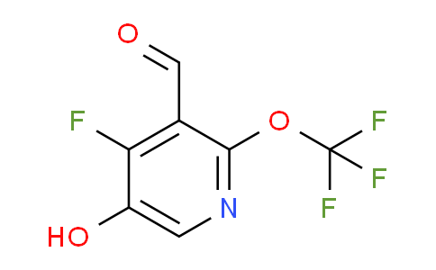 4-Fluoro-5-hydroxy-2-(trifluoromethoxy)pyridine-3-carboxaldehyde