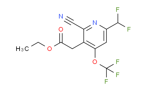 AM173086 | 1804810-65-8 | Ethyl 2-cyano-6-(difluoromethyl)-4-(trifluoromethoxy)pyridine-3-acetate