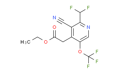 AM173089 | 1804332-95-3 | Ethyl 3-cyano-2-(difluoromethyl)-5-(trifluoromethoxy)pyridine-4-acetate