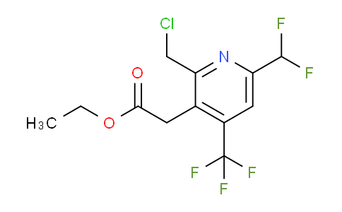 AM17309 | 1361687-26-4 | Ethyl 2-(chloromethyl)-6-(difluoromethyl)-4-(trifluoromethyl)pyridine-3-acetate