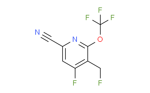 6-Cyano-4-fluoro-3-(fluoromethyl)-2-(trifluoromethoxy)pyridine