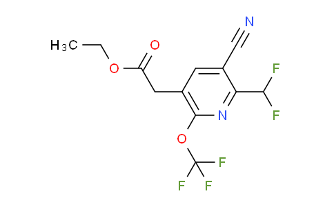 AM173092 | 1806718-82-0 | Ethyl 3-cyano-2-(difluoromethyl)-6-(trifluoromethoxy)pyridine-5-acetate